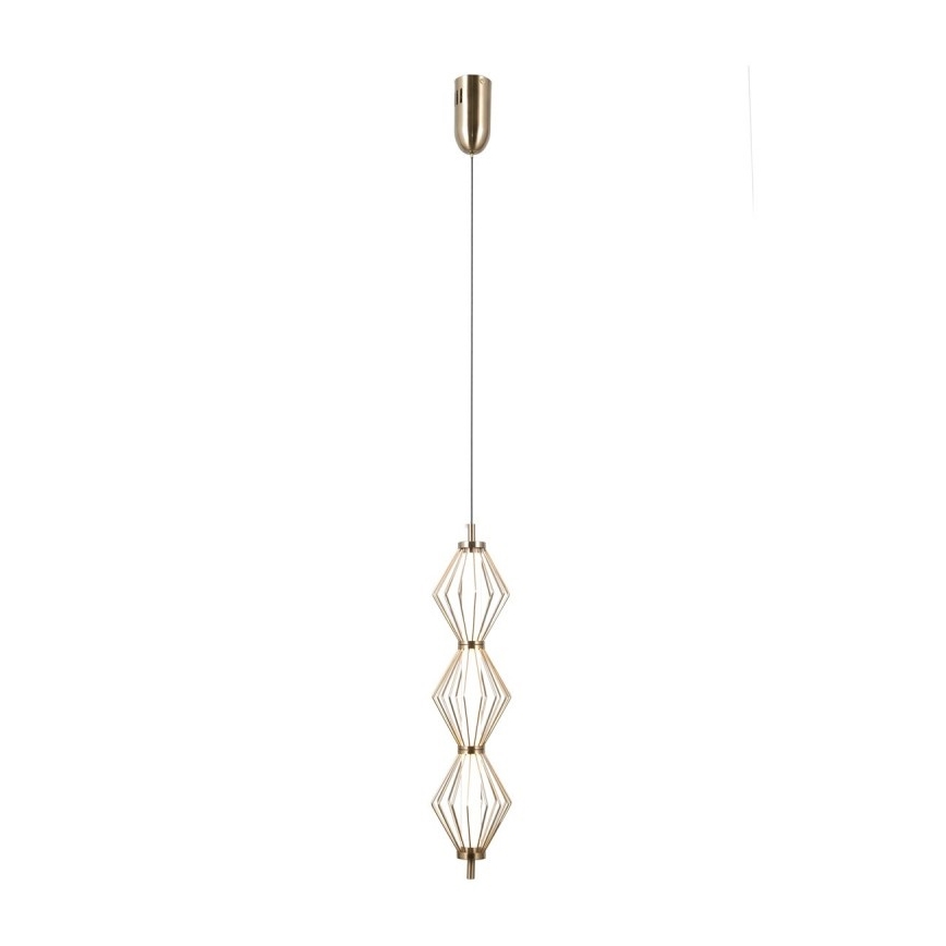 ITALUX - LED-pendel på wire SEVILLA LED/15W/230V 3000K guld