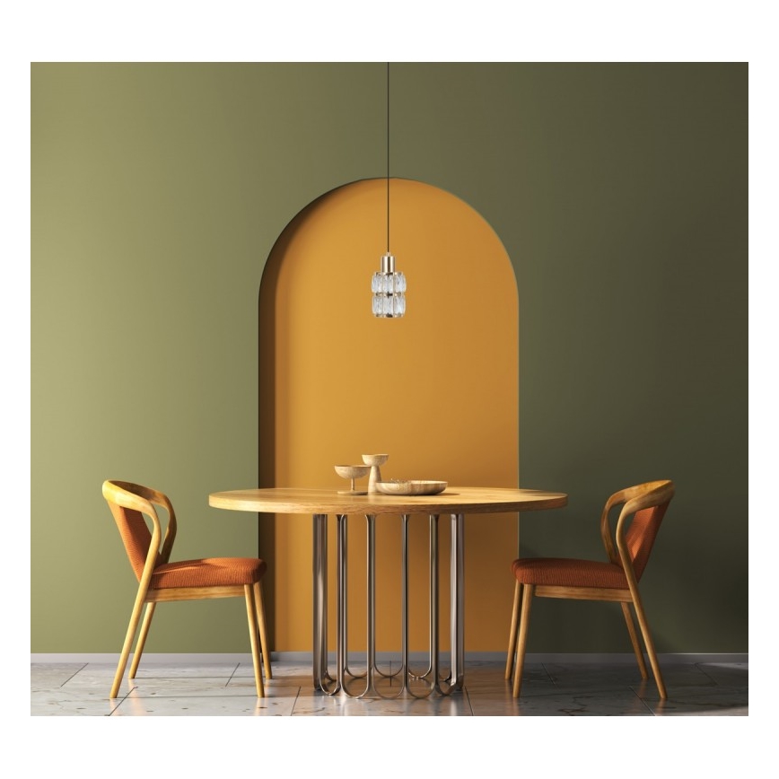 ITALUX - Pendel ALMA med wireophæng 1xE27/40W/230V, guldfarvet