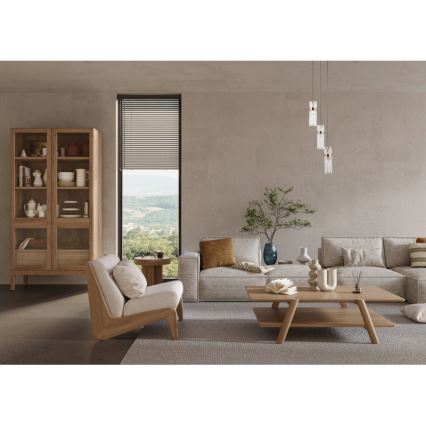 ITALUX - Pendel med kabel TARASO 3xE14/40W/230V sort/guld