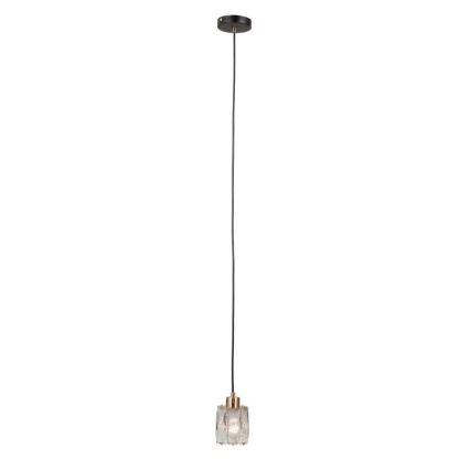 ITALUX - TORNO pendel på wire 1xE14/40W/230V sort/guld
