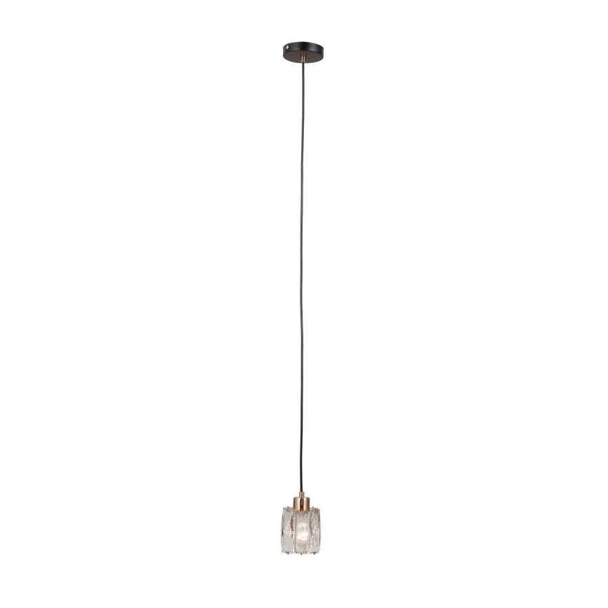 ITALUX - TORNO pendel på wire 1xE14/40W/230V sort/guld