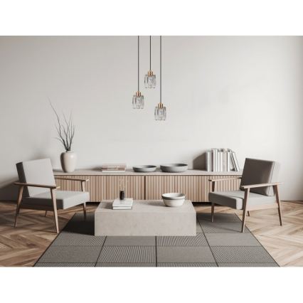 ITALUX - Pendel på kabel TORNO 3xE14/40W/230V guld