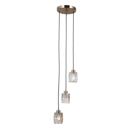 ITALUX - Pendel på kabel TORNO 3xE14/40W/230V guld