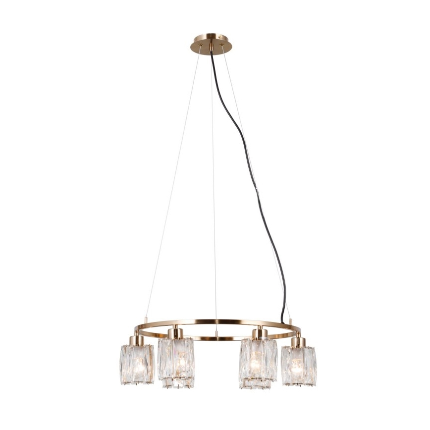 ITALUX - Pendel på kabel SIMONA 6xE14/40W/230V guld