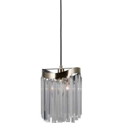 ITALUX - Pendel SABRIGA 1xE14/40W/230V mat krom