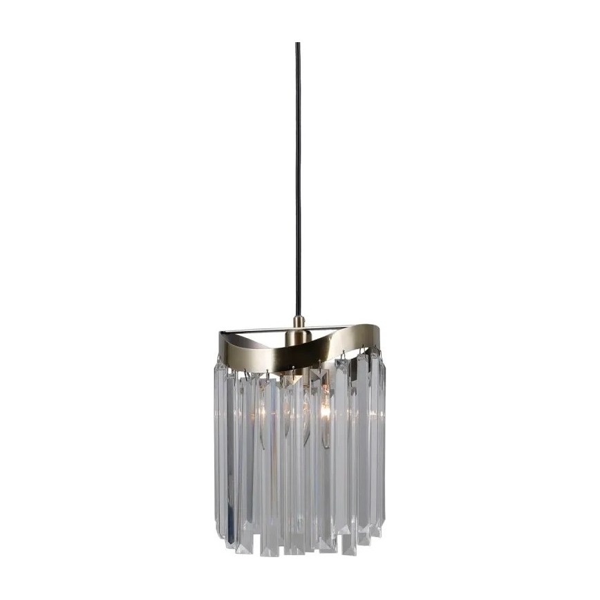 ITALUX - Pendel SABRIGA 1xE14/40W/230V mat krom