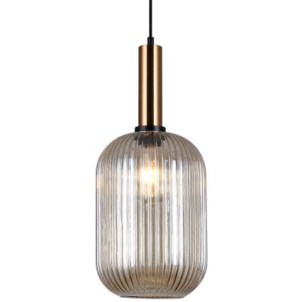 ITALUX - Pendel ANTIOLA 1xE27/40W/230V diameter 20 cm bronze