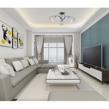 ITALUX - Loftlampe LUGANO 5xE27/40W/230V