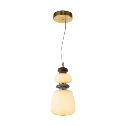 ITALUX - LED-pendel på wire EVANS LED/12W/230V 3000K guld/hvid
