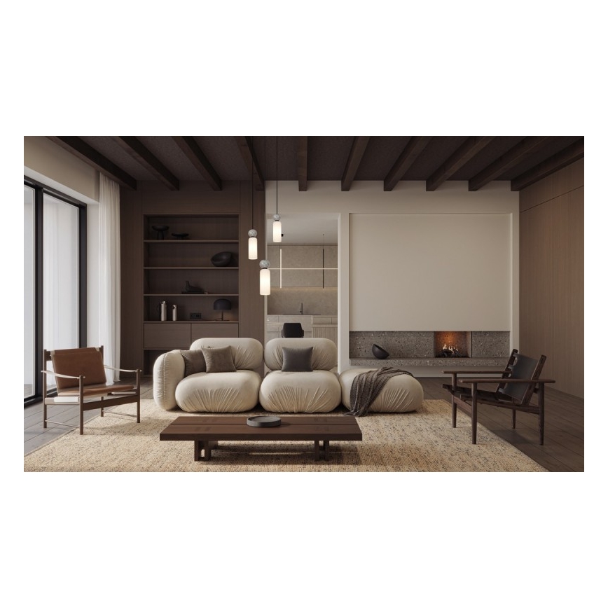 ITALUX - SANTOS pendel med wireophæng 3xG9/40W/230V sort
