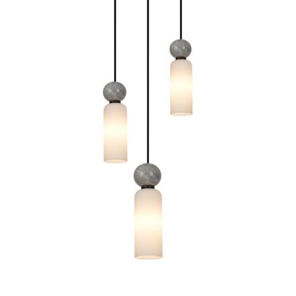 ITALUX - SANTOS pendel med wireophæng 3xG9/40W/230V sort