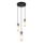 ITALUX - SANTOS pendel med wireophæng 3xG9/40W/230V sort