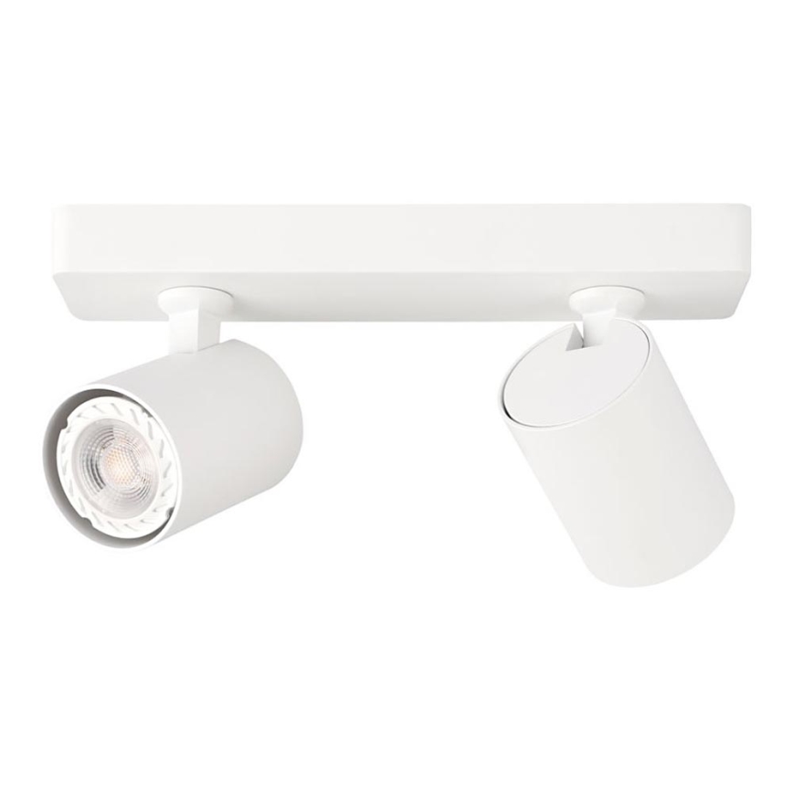 ITALUX - Spotlampe LUMSI 2xGU10/35W/230V hvid