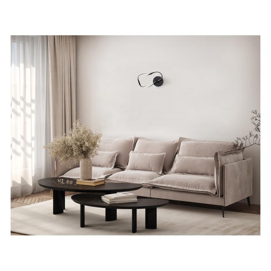 ITALUX - LED-væglampe AMAYA LED/20W/230V sort