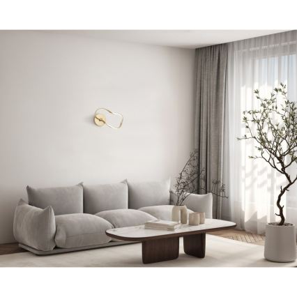ITALUX - LED-væglampe AMAYA LED/20W/230V guld