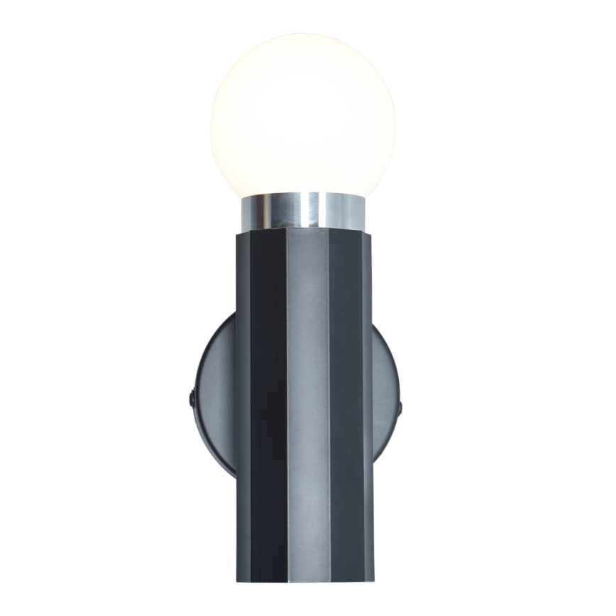 ITALUX - Væglampe MACERA 1xE27/40W/230V sort