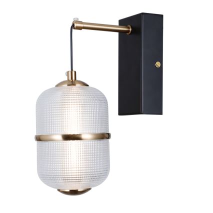 ITALUX - LED Væglampe ALANI LED/6W/230V 3000K sort/guld