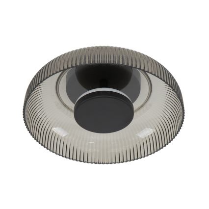 ITALUX - LED-loftlampe PASSO LED/8W/230V 3000K Ø 25 cm røget sort
