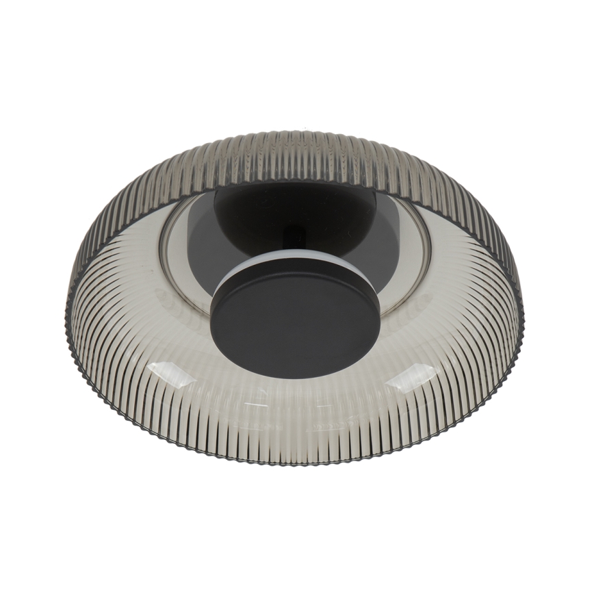 ITALUX - LED-loftlampe PASSO LED/8W/230V 3000K Ø 25 cm røget sort