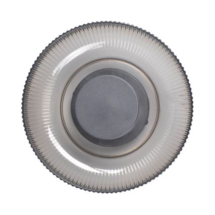 ITALUX - LED-loftlampe PASSO LED/8W/230V 3000K Ø 25 cm røget sort