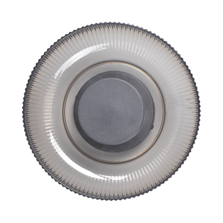 ITALUX - LED-loftlampe PASSO LED/8W/230V 3000K Ø 25 cm røget sort
