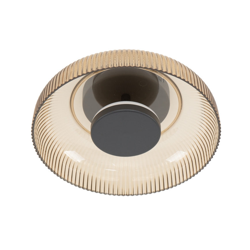 ITALUX - LED-loftlampe PASSO LED/8W/230V 3000K Ø 25 cm røget beige