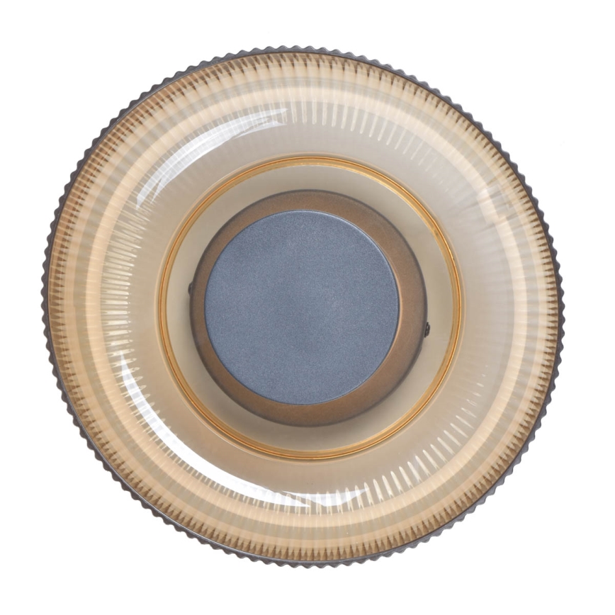 ITALUX - LED-loftlampe PASSO LED/8W/230V 3000K Ø 25 cm røget beige