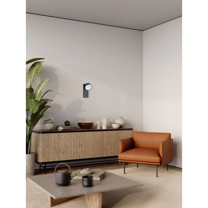 ITALUX - LED Væglampe FONTEN LED/1,8W/230V 4000K sort