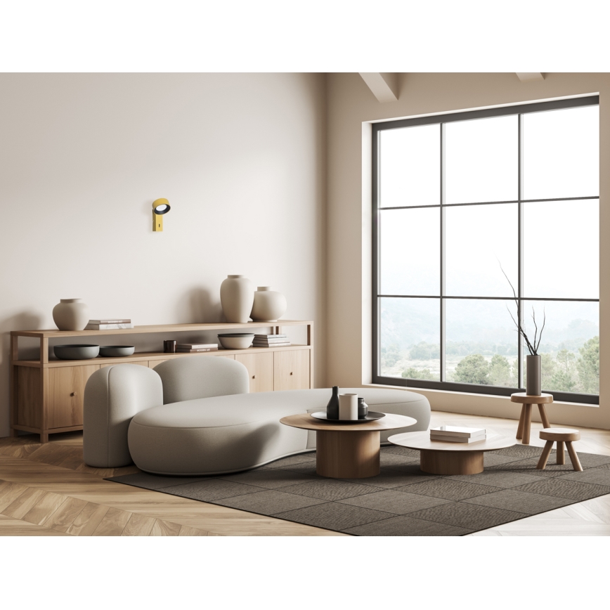 ITALUX - LED Væglampe OTAL LED/1,8W/230V 4000K gul