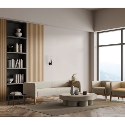 ITALUX - Væglampe SANTOS 1xG9/40W/230V sort