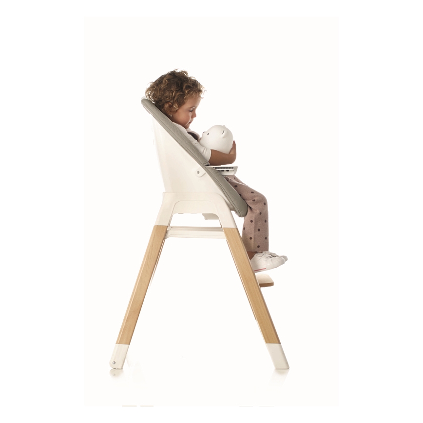Jané - Højstol 3-i-1 WOODY grå