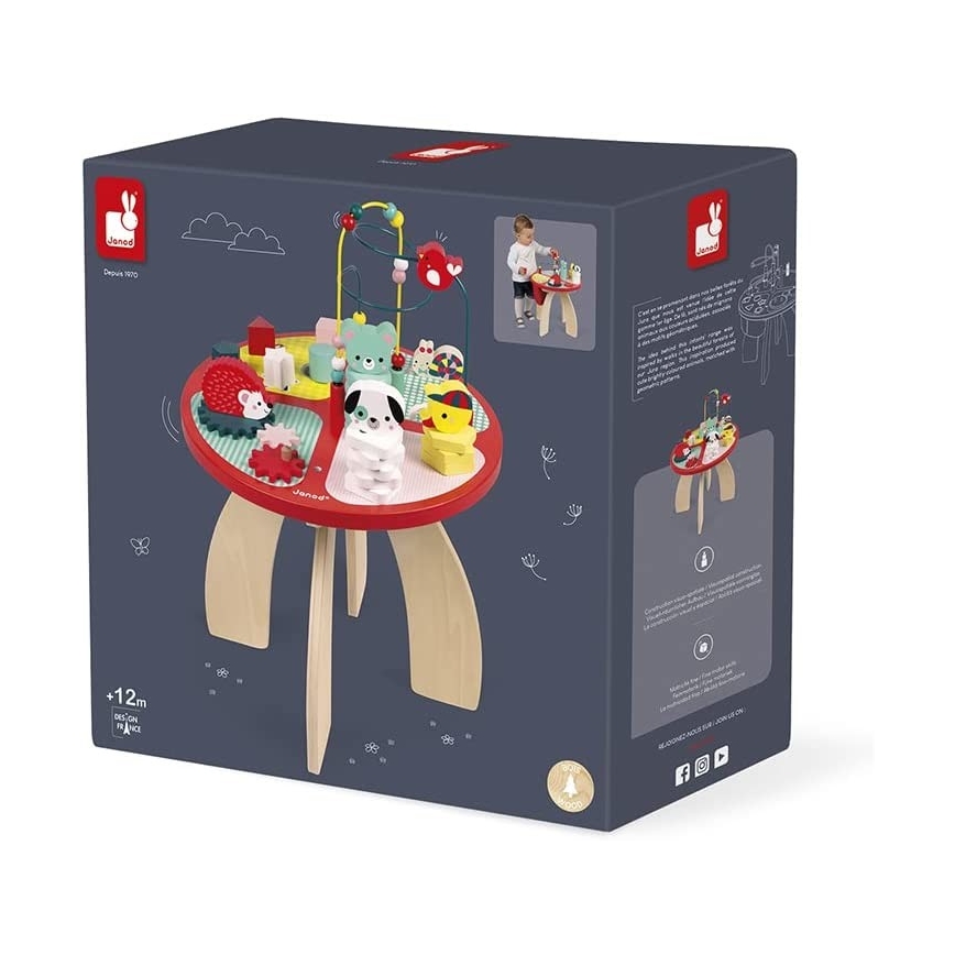 Janod - Aktivitetsbord til børn BABY FOREST