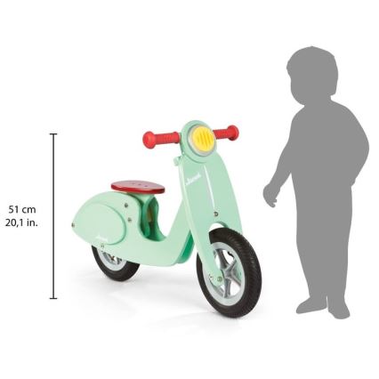 Janod - Balancecykel VESPA grøn