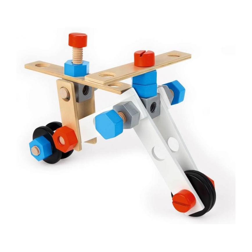Janod - Byggesæt træ BRICOKIDS transportmidler