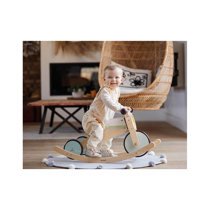 Janod - Børne træ-løbecykel 2-i-1