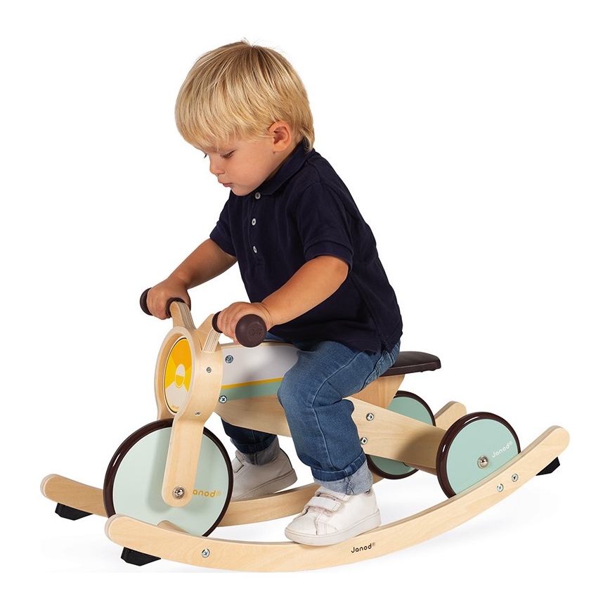 Janod - Børne træ-løbecykel 2-i-1