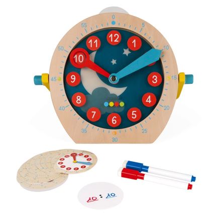 Janod - Børne træur LEARNING TOYS