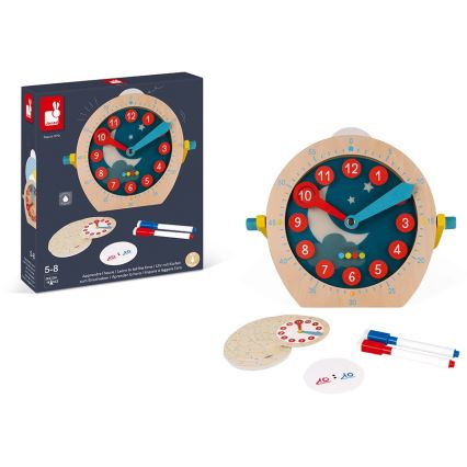 Janod - Børne træur LEARNING TOYS