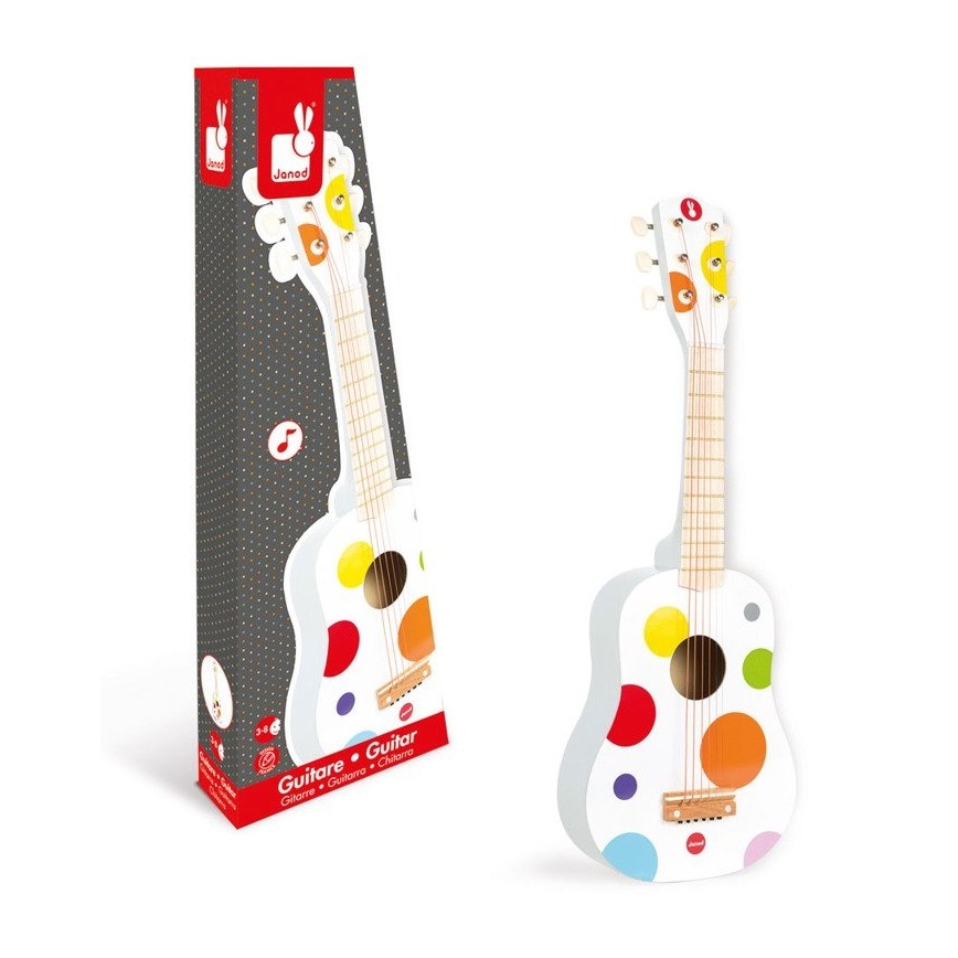 Janod - Børneguitar CONFETTI 6 strings