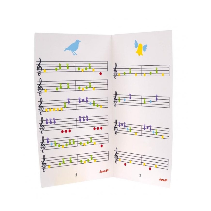 Janod - Elektrisk piano CONFETTI 4xAA