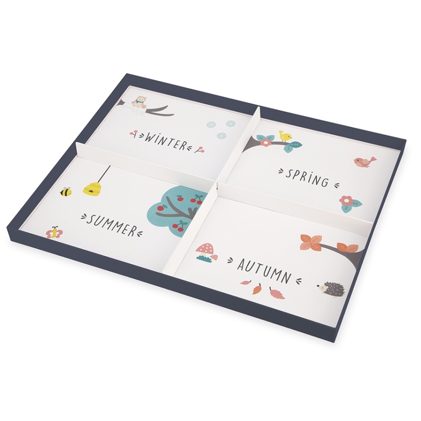Janod - Magnetisk kalender årstiderne engelsk