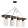 JASMIN lampe hængende 4xE27/40W/230V brun/hvid
