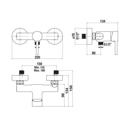 JIKA H3312F77164001 - Brusehane MIO mat sort