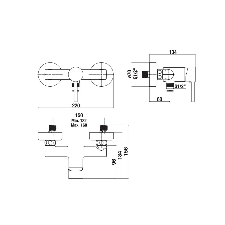 JIKA H3312F77164001 - Brusehane MIO mat sort
