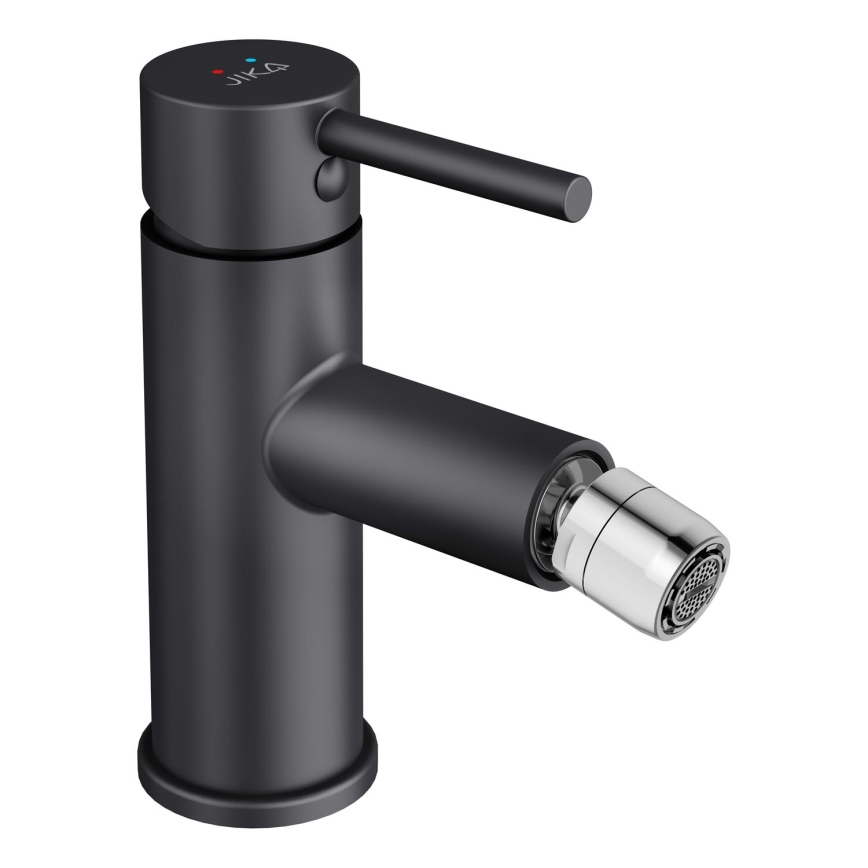 JIKA H3412F17161101 - Bidetarmatur MIO 14,7 cm mat sort