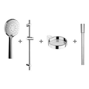JIKA H3651X00044721 - Brusesæt CUBITO skinnende krom