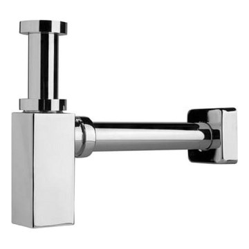 JIKA H3747300040001 - Vinklet vandlås CUBITO skinnende krom