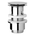 JIKA H3917100040001 - Klik-klak bundventil til håndvask Ø 6,3 cm, blank krom