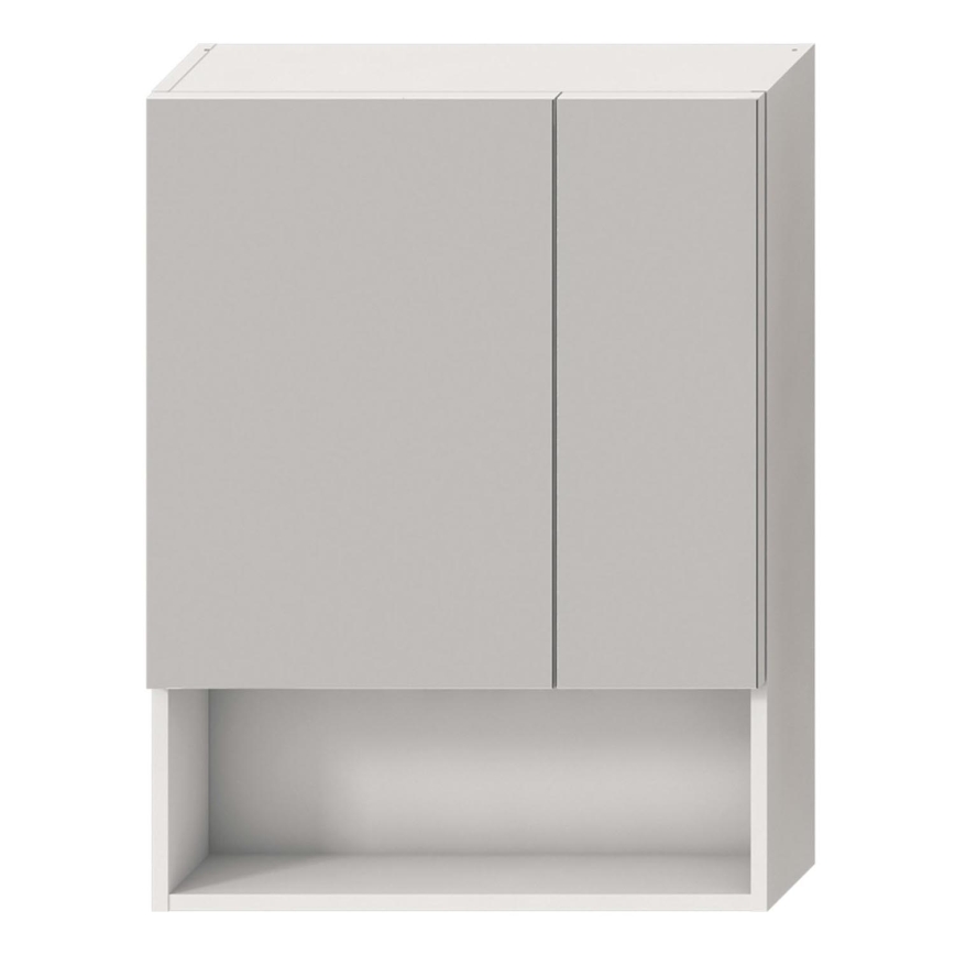 JIKA H4532410383041 - Skab med spejl med en hylde LYRA 80x60 cm hvid