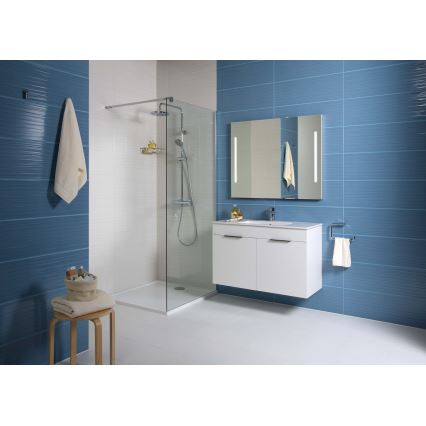 JIKA H4536011763001 - Badeværelsesskab med håndvask CUBE 60,7x65 cm hvid